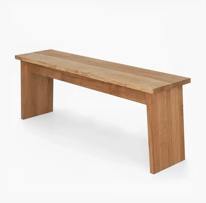 Design Holzbank Loori – nachhaltig und schraubenlos gefertigt