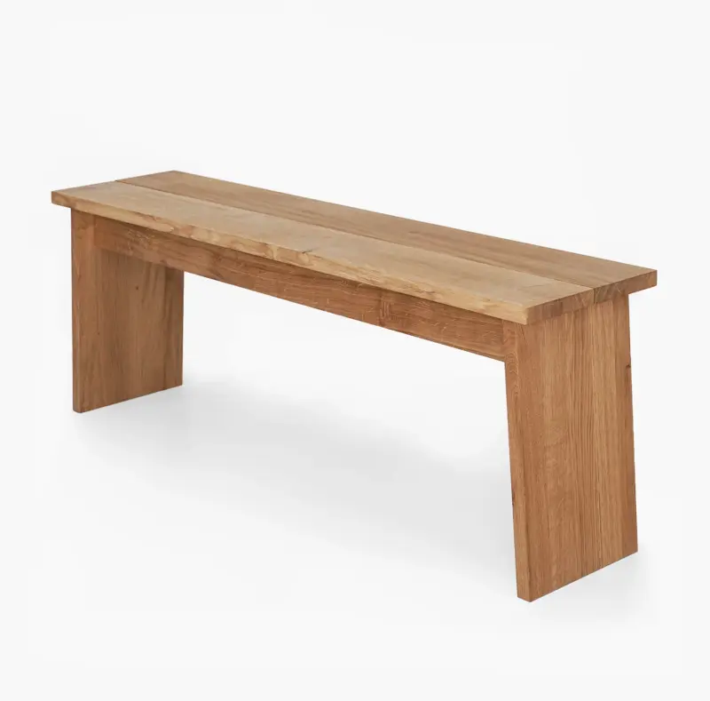 Design Holzbank Loori – nachhaltig und schraubenlos gefertigt